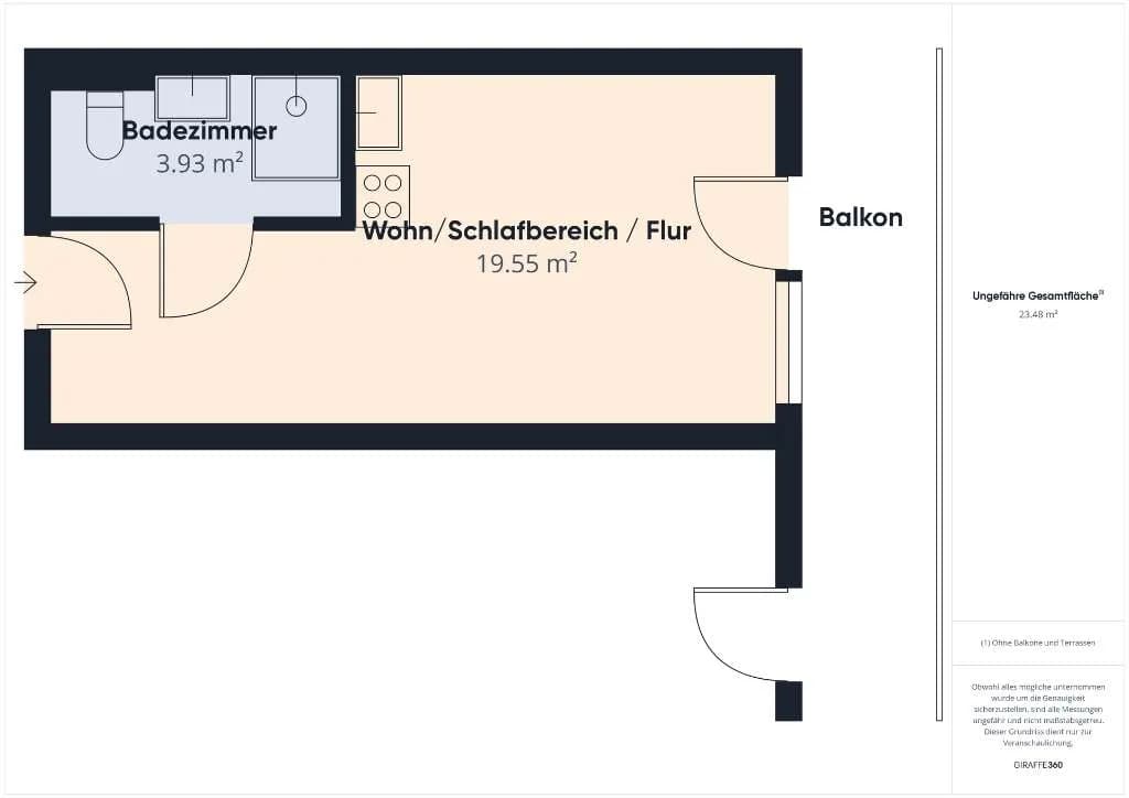 1-Zimmer-Wohnung mieten in Wien – 25,55 m², € 636 – Bild 17 von 17