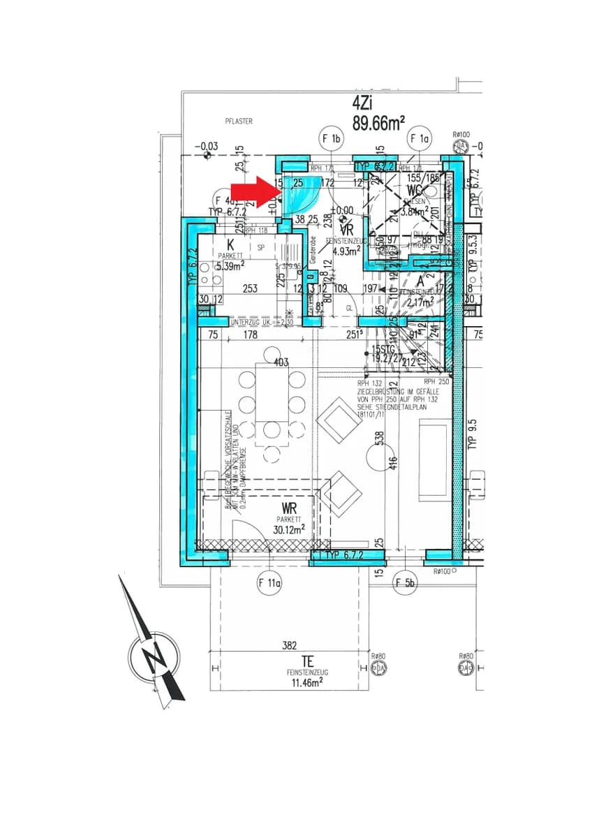 4-Zimmer-Wohnung mieten in Südoststeiermark – 89,6 m², € 1.089 – Bild 6 von 6