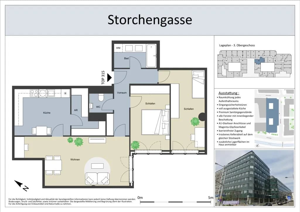 3-Zimmer-Wohnung mieten in Wien – 86 m², € 1.599 – Bild 15 von 15