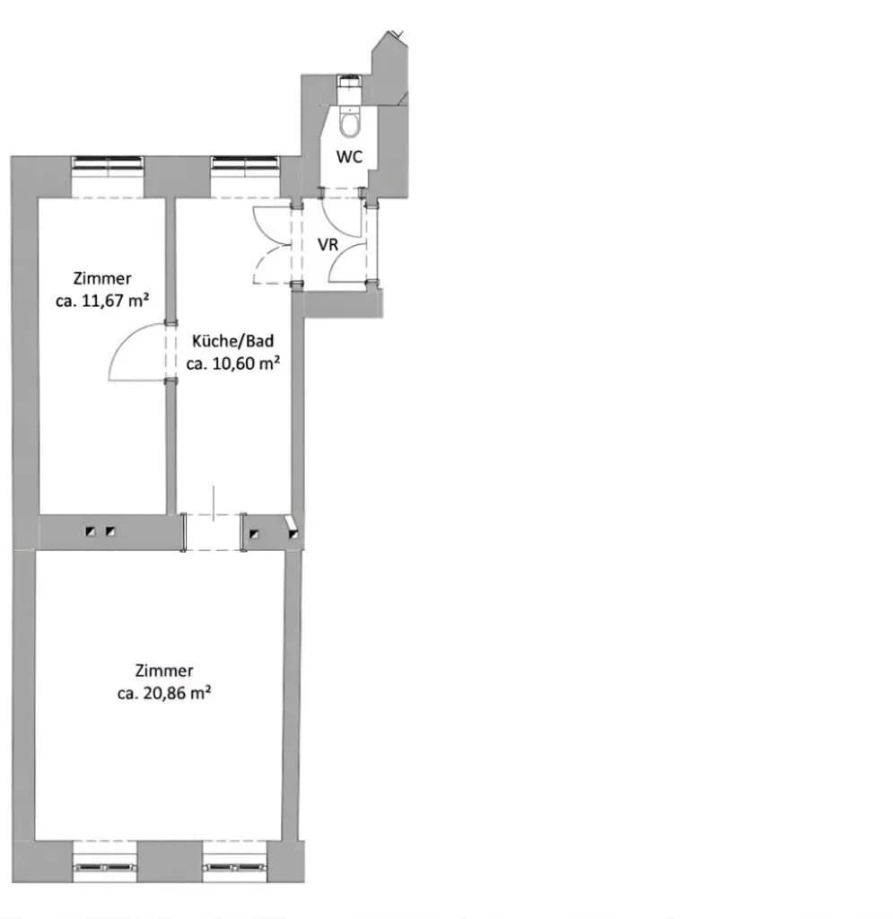 2-Zimmer-Wohnung kaufen in Wien – 46,16 m², € 279.000 – Bild 24 von 25