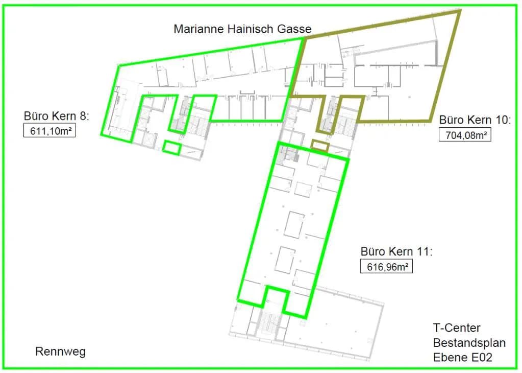 Gewerbeimmobilie mieten in Wien – 704 m², € 12.392 – Bild 3 von 3