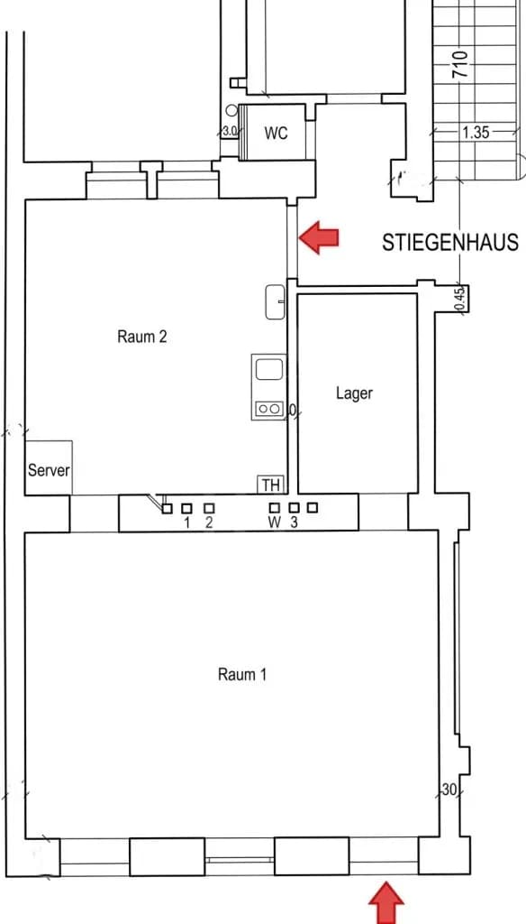 2-Zimmer-Gewerbeimmobilie mieten in Wien – 59 m², € 1.897 – Bild 9 von 9