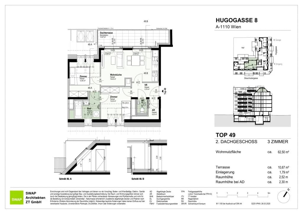3-Zimmer-Wohnung kaufen in Wien – 62,5 m², € 398.000 – Bild 16 von 16