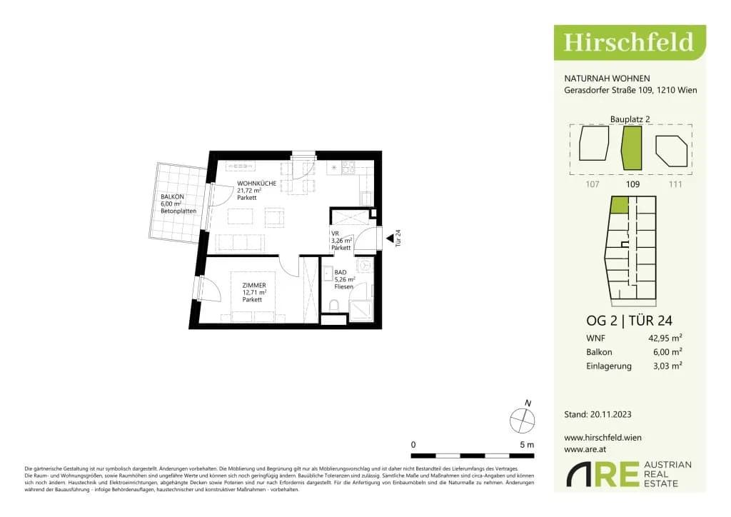 Wohnung mieten in Wien – 42,95 m², € 799 – Bild 16 von 16