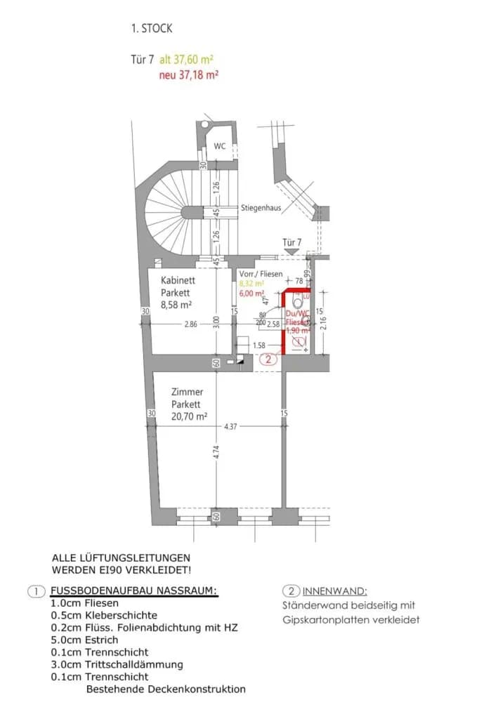 1-Zimmer-Wohnung kaufen in Wien – 37,18 m², € 225.000 – Bild 13 von 13