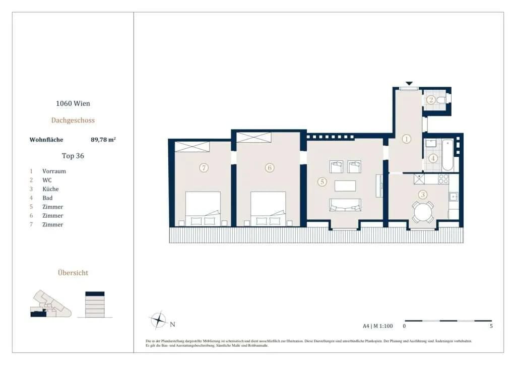 3-Zimmer-Wohnung kaufen in Wien – 89,78 m², € 515.000 – Bild 17 von 17