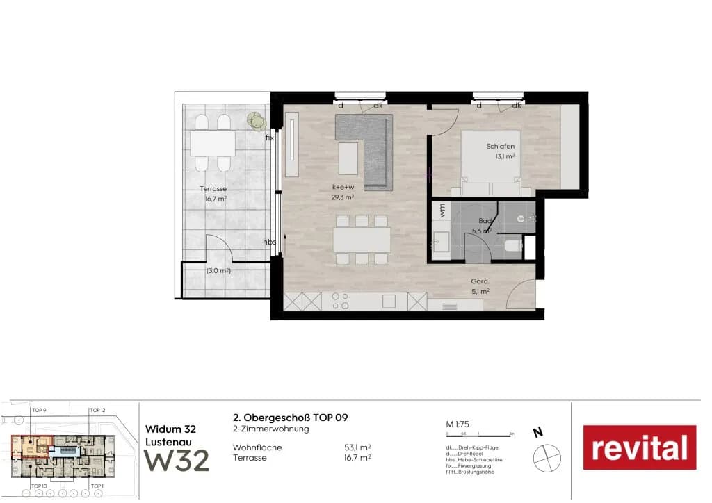 2-Zimmer-Wohnung kaufen in Dornbirn – 53 m² – Bild 5 von 10