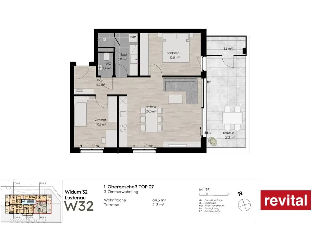 4-Zimmer-Wohnung kaufen in Dornbirn – 65 m² – Bild 4 von 9