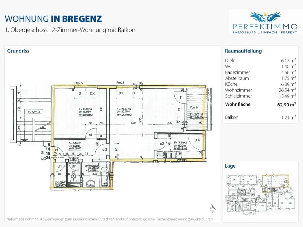2-Zimmer-Wohnung kaufen in Bregenz – 62,9 m², € 295.000 – Bild 16 von 16