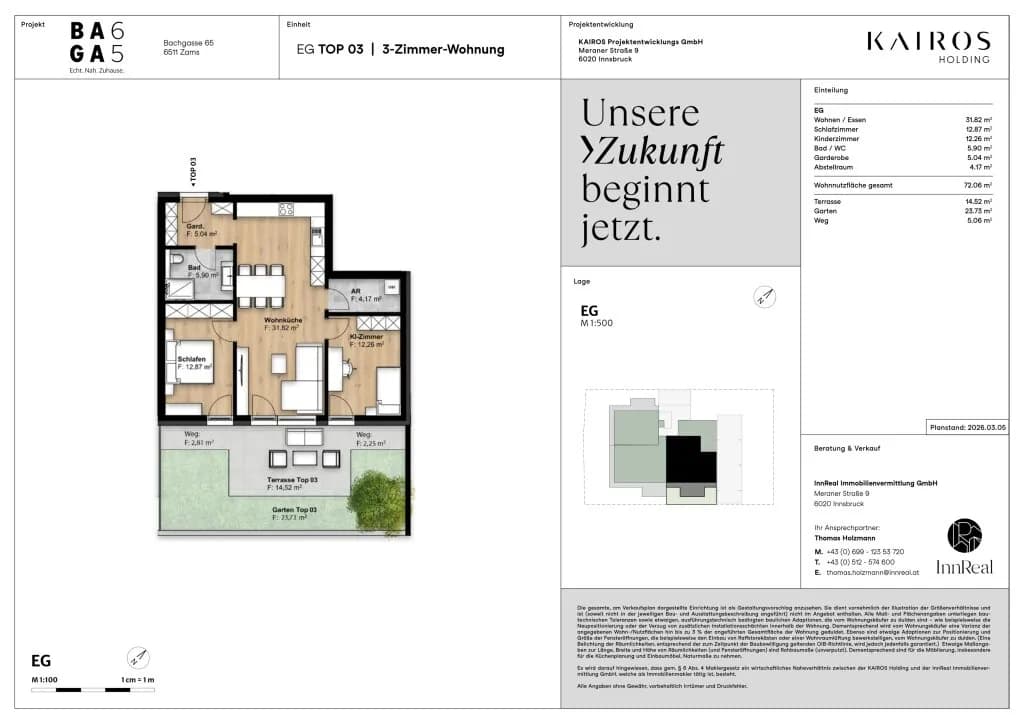 3-Zimmer-Wohnung kaufen in Landeck – 72,06 m², € 478.000 – Bild 7 von 8