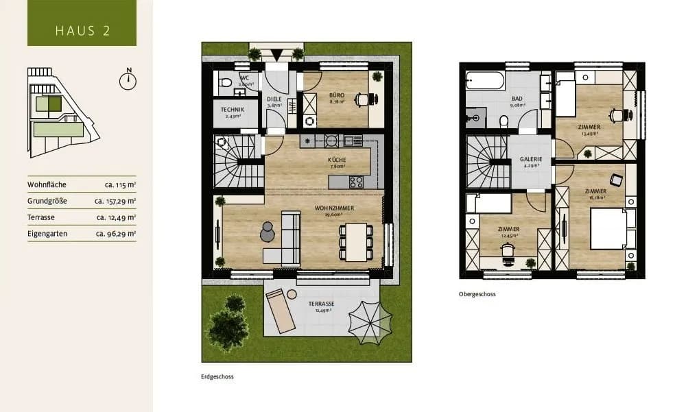 5-Zimmer-Haus mieten in Amstetten – 115 m², € 1.446 – Bild 15 von 17