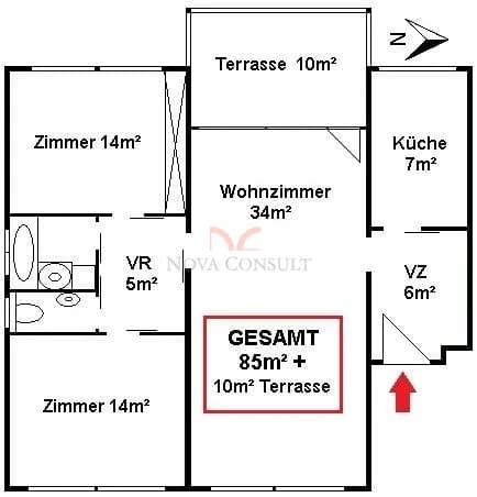 3-Zimmer-Wohnung kaufen in Mödling – 85 m², € 339.000 – Bild 16 von 16