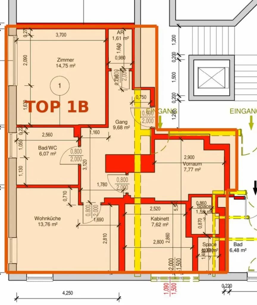 3-Zimmer-Wohnung kaufen in Wien – 64 m², € 395.000 – Bild 13 von 13