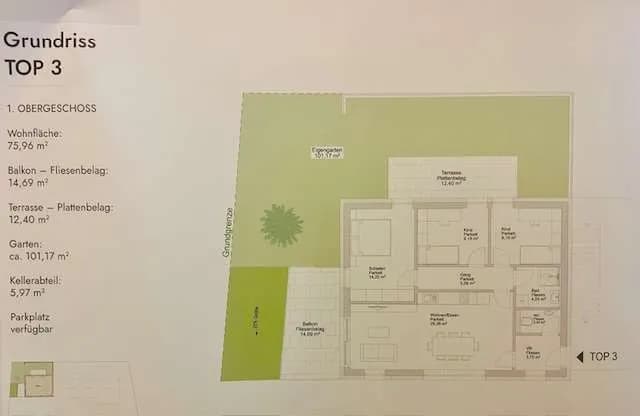 Wohnung kaufen in Graz – 40 m², € 260.000 – Bild 4 von 11