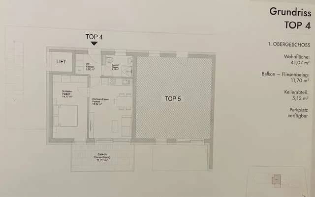 Wohnung kaufen in Graz – 40 m², € 260.000 – Bild 5 von 11