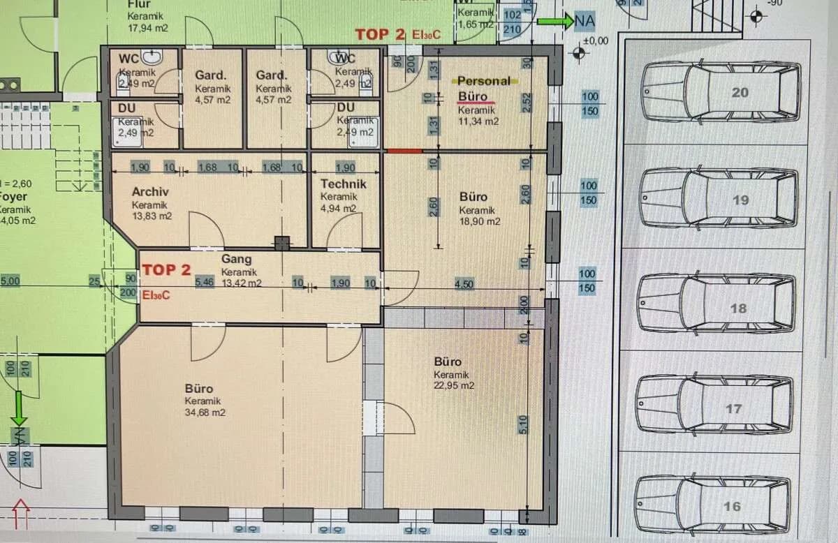 5-Zimmer-Gewerbeimmobilie mieten in Amstetten – 120 m², € 900 – Bild 9 von 9