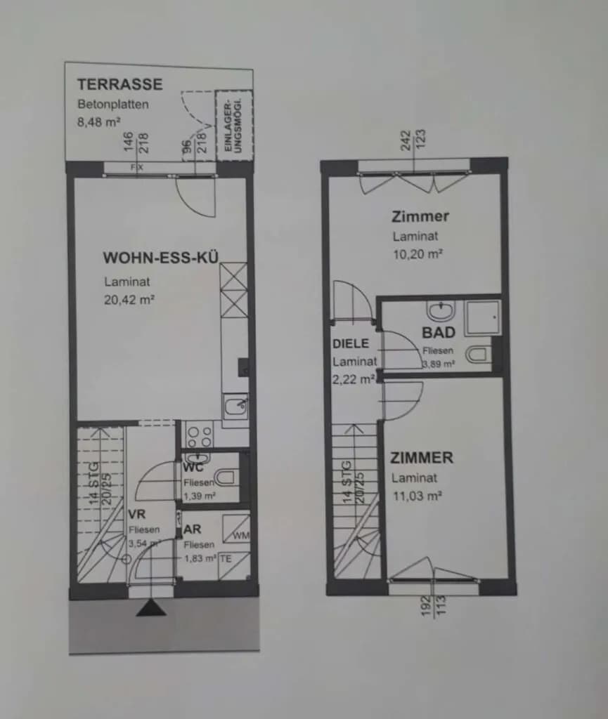 3-Zimmer-Haus kaufen in Wien – 59,24 m², € 319.999 – Bild 8 von 12