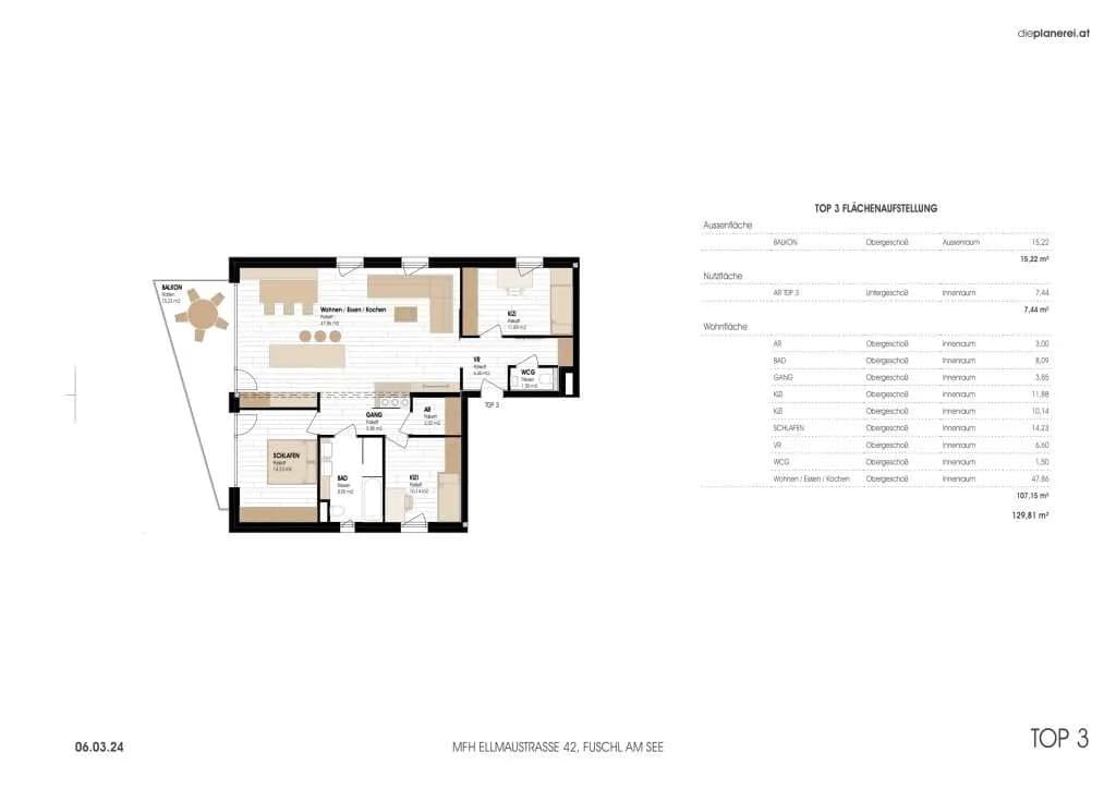 4-Zimmer-Wohnung kaufen in Salzburg-Umgebung – 107,15 m², € 635.000 – Bild 7 von 8