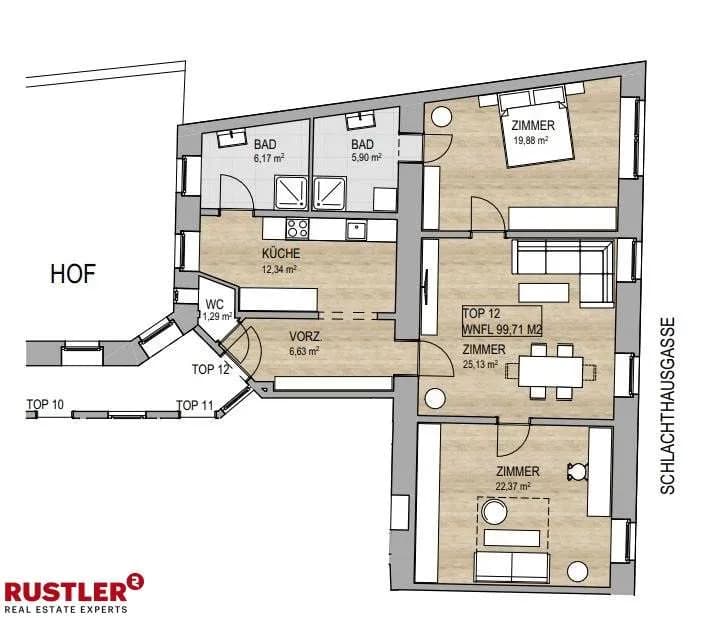 3-Zimmer-Wohnung kaufen in Wien – 100,96 m², € 549.000 – Bild 18 von 18
