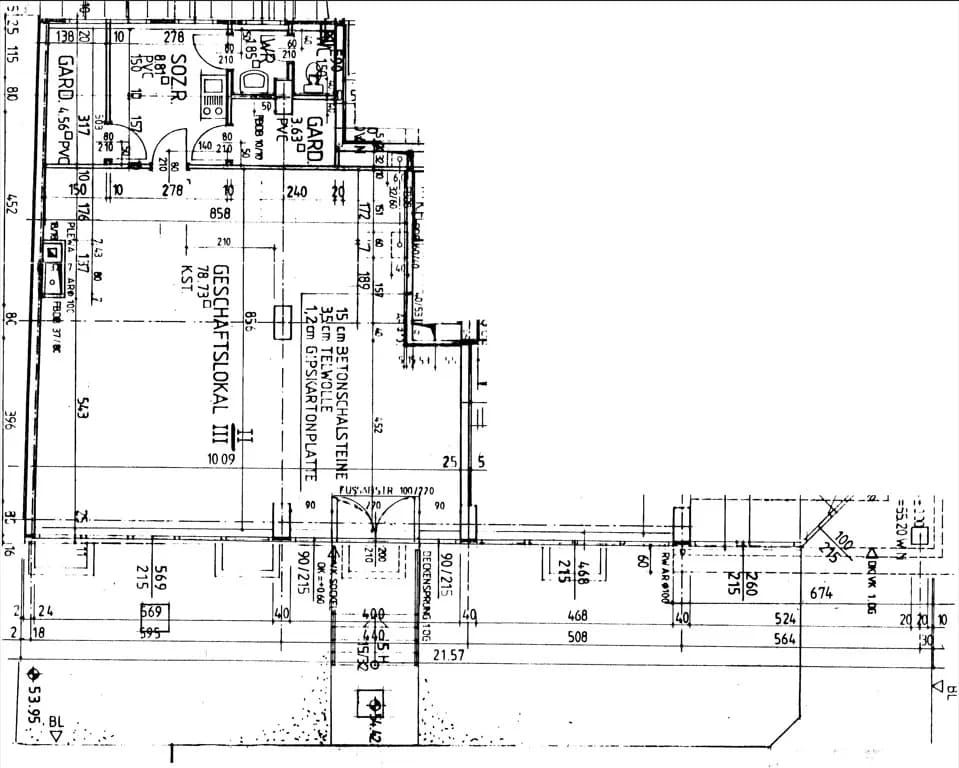 Gewerbeimmobilie mieten in Wien – 99 m², € 1.206