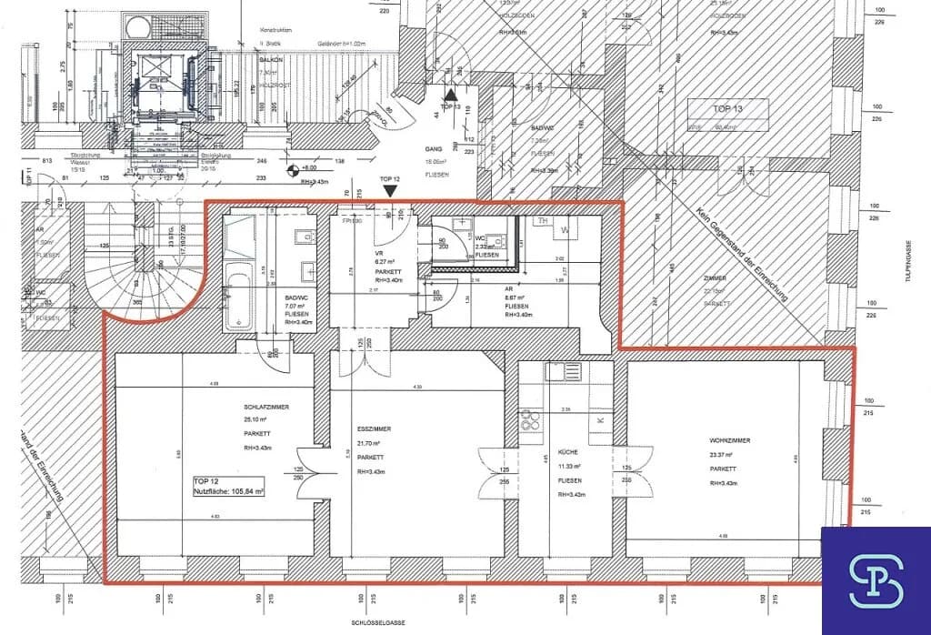 3-Zimmer-Wohnung mieten in Wien – 105,84 m², € 2.390 – Bild 19 von 19