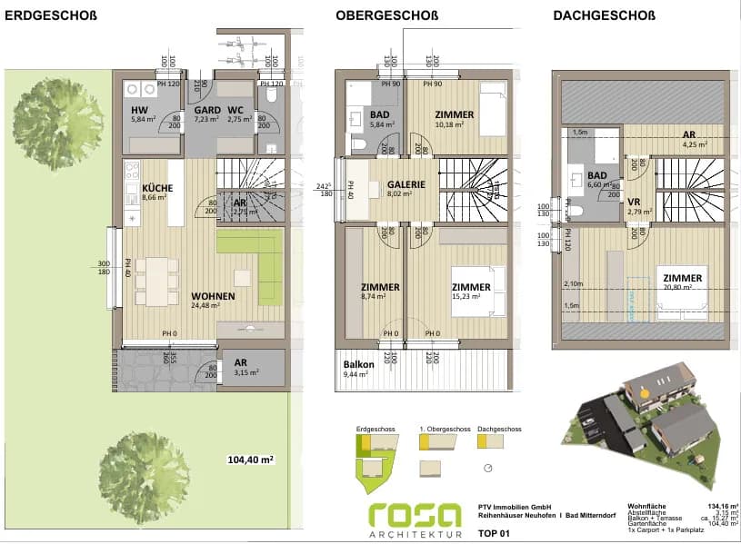 5-Zimmer-Wohnung kaufen in Liezen – 134,16 m², € 591.825