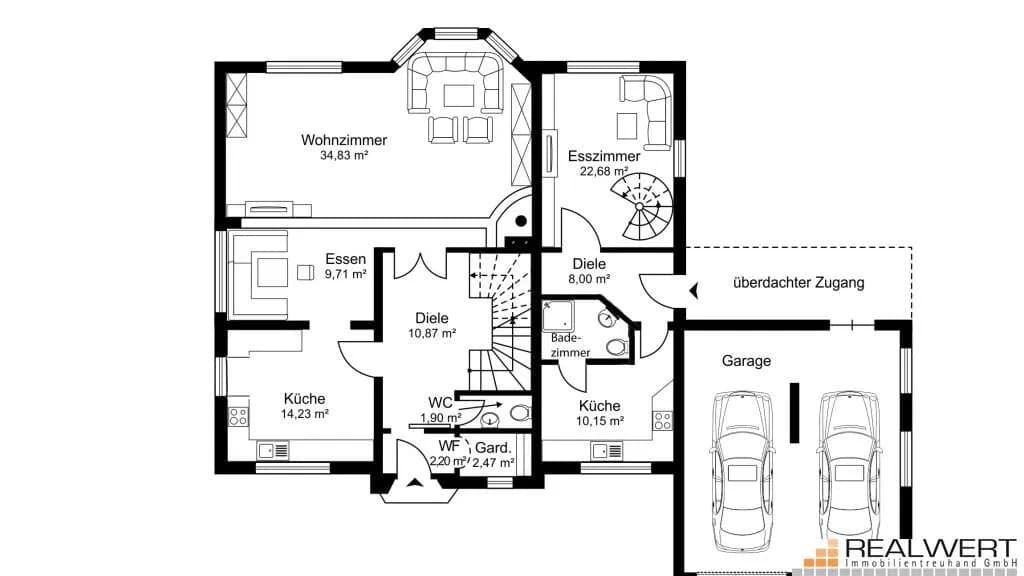 7-Zimmer-Gewerbeimmobilie kaufen in Hallein – 225 m², € 1.500.000 – Bild 13 von 15