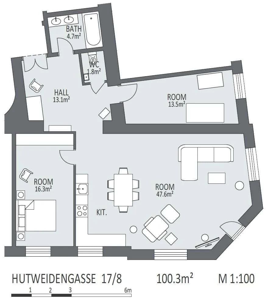 3-Zimmer-Wohnung mieten in Wien – 97 m², € 2.990 – Bild 34 von 34