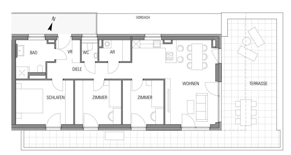 4-Zimmer-Wohnung mieten in Graz-Umgebung – 90 m², € 1.462 – Bild 5 von 5