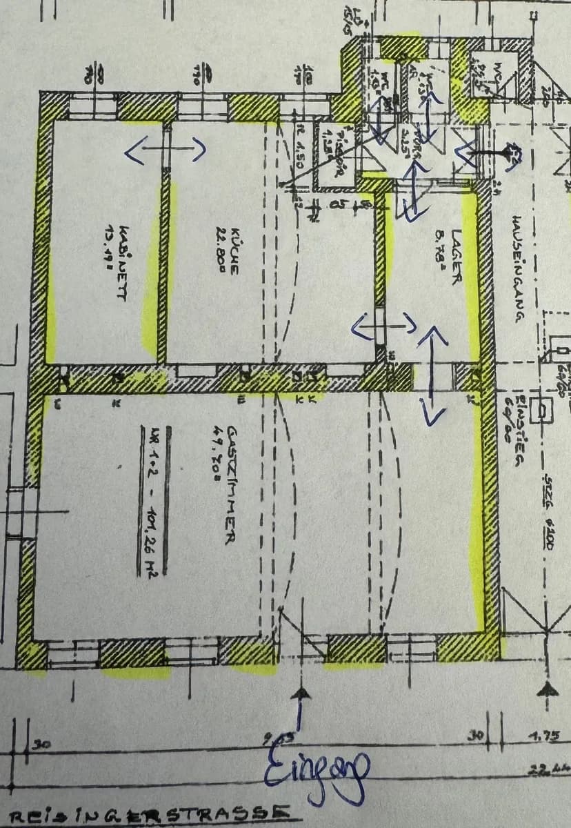 3-Zimmer-Gewerbeimmobilie mieten in Wien – 101 m², € 1.400 – Bild 2 von 19