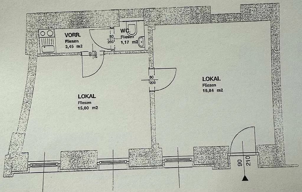 2-Zimmer-Gewerbeimmobilie mieten in Wien – 64 m², € 425 – Bild 2 von 27