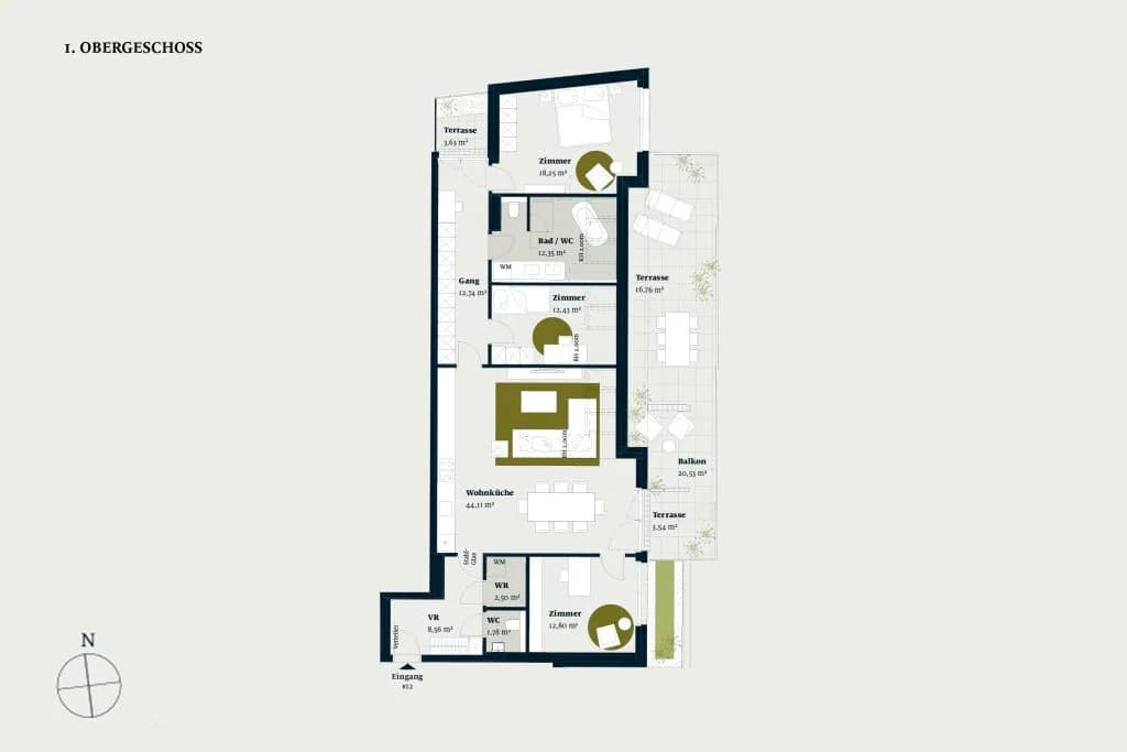 4-Zimmer-Wohnung kaufen in Wien – 125,52 m², € 1.324.900 – Bild 2 von 12