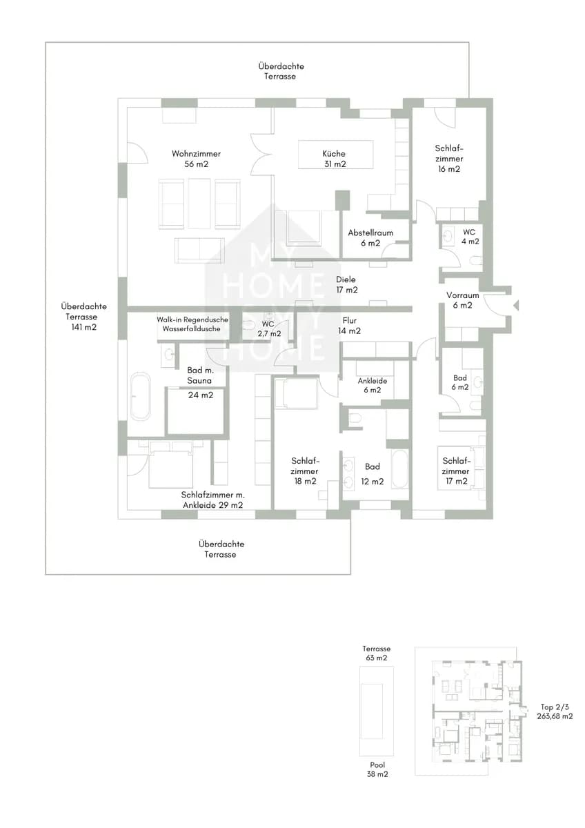 5-Zimmer-Wohnung kaufen in Salzburg Stadt – 265 m², € 3.990.000 – Bild 20 von 20