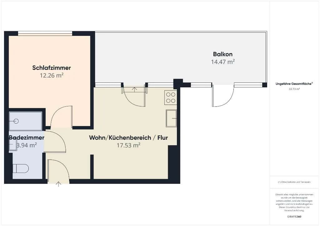 2-Zimmer-Wohnung mieten in Wien – 32,4 m², € 769 – Bild 17 von 17
