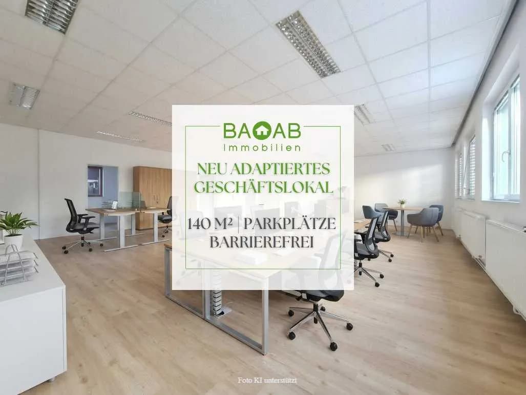 2-Zimmer-Gewerbeimmobilie mieten in Klagenfurt – 140 m², € 1.210