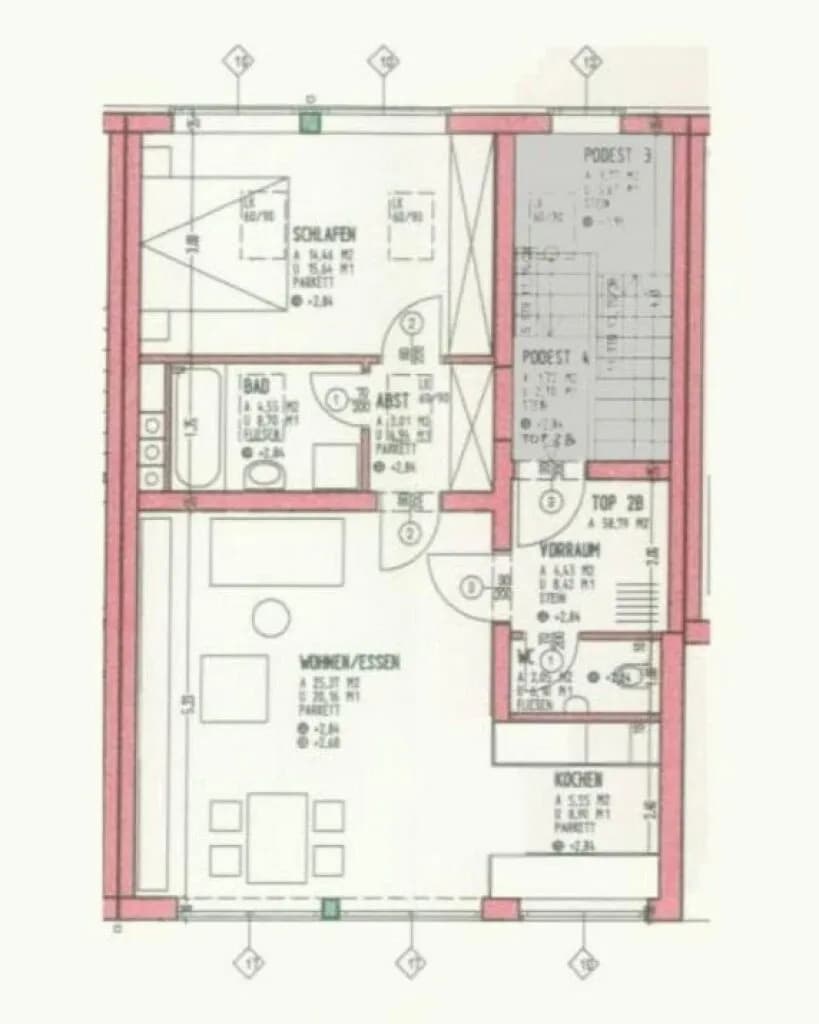 2-Zimmer-Wohnung mieten in Salzburg Stadt – 59,4 m², € 1.362 – Bild 5 von 5