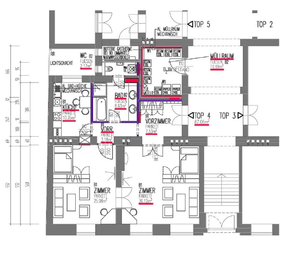 2-Zimmer-Wohnung mieten in Wien – 89,75 m², € 1.633 – Bild 16 von 16