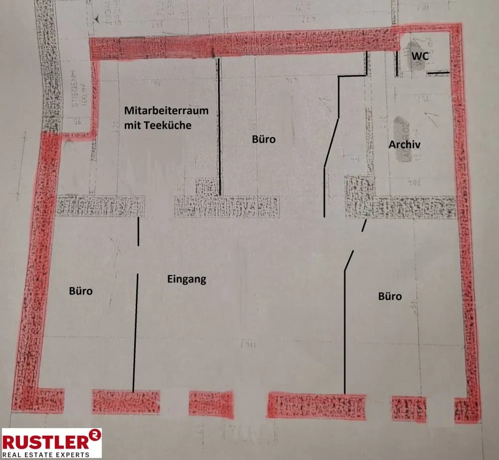 Gewerbeimmobilie mieten in Mödling – 97 m², € 1.650 – Bild 9 von 10