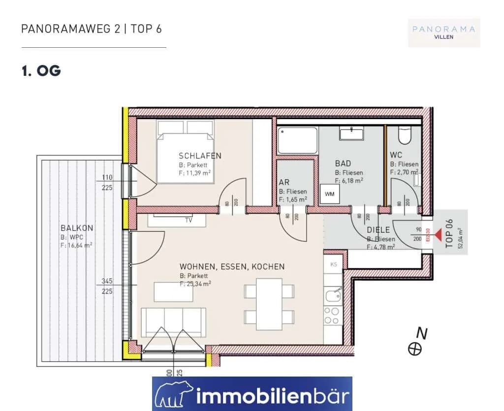 2-Zimmer-Wohnung kaufen in Grieskirchen – 52,04 m², € 215.000 – Bild 19 von 19