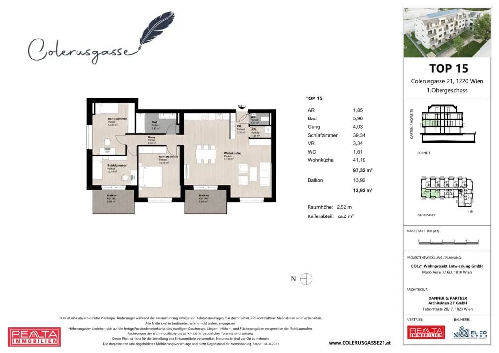 4-Zimmer-Wohnung kaufen in Wien – 101,5 m², € 579.000 – Bild 21 von 21