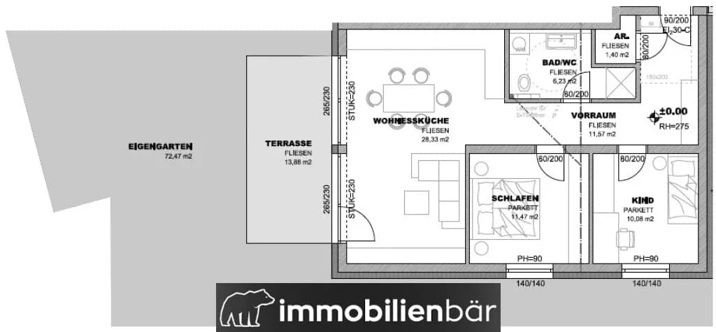 3-Zimmer-Wohnung kaufen in Schärding – 69 m², € 282.272 – Bild 17 von 17