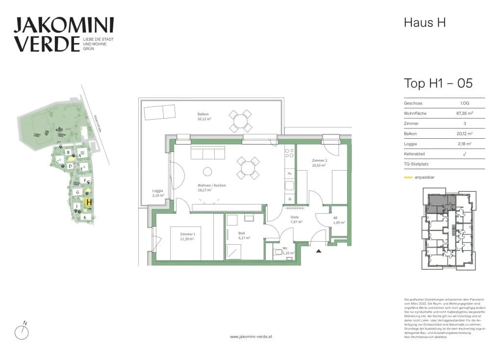 3-Zimmer-Wohnung kaufen in Graz – 67,35 m², € 351.000 – Bild 21 von 21