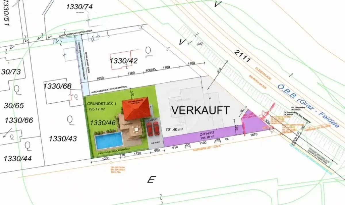 Grundstück kaufen in Graz – 795 m², € 249.900 – Bild 4 von 12