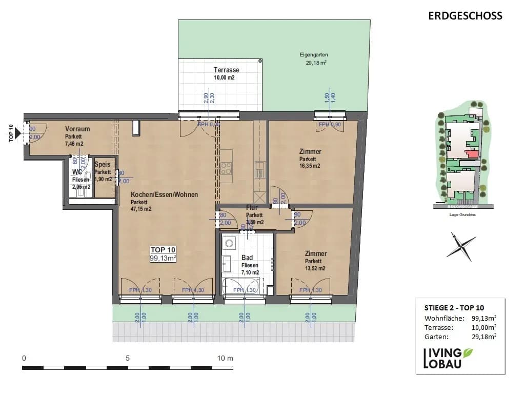3-Zimmer-Wohnung mieten in Wien – 100 m², € 1.799 – Bild 11 von 11