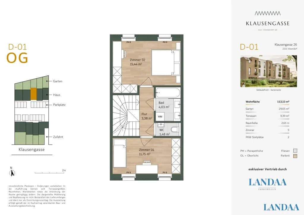 5-Zimmer-Haus kaufen in Mödling – 115,19 m², € 674.000 – Bild 21 von 22