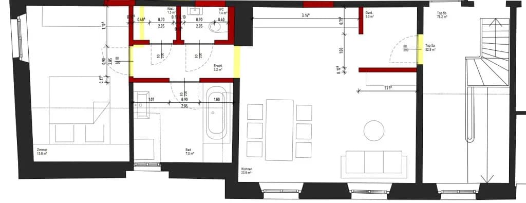 2-Zimmer-Wohnung mieten in Feldkirch – 53 m², € 903 – Bild 11 von 11
