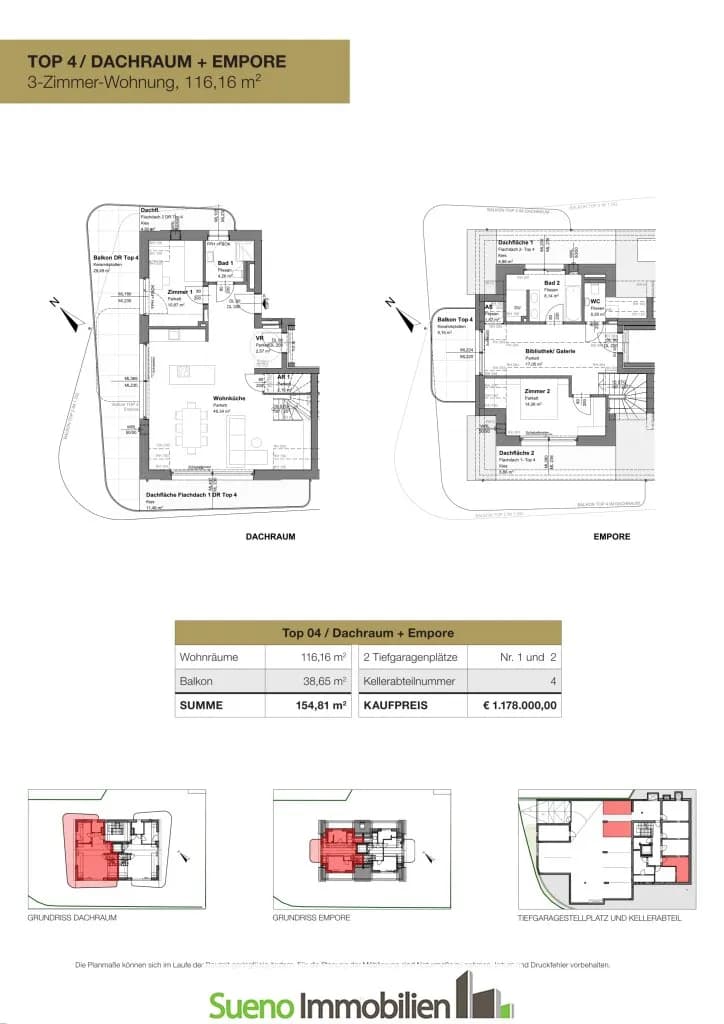 5-Zimmer-Wohnung kaufen in Linz – 127 m², € 1.198.000 – Bild 4 von 4