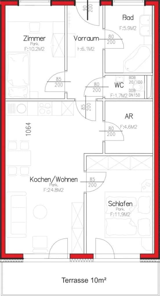 3-Zimmer-Wohnung kaufen in Graz – 65 m², € 259.000 – Bild 23 von 23
