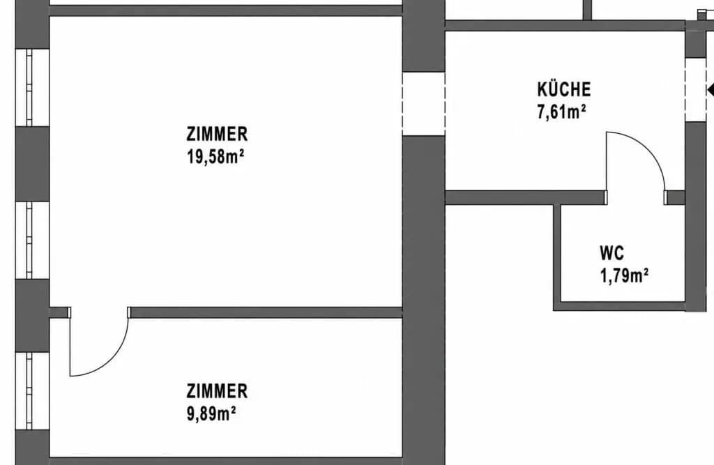 2-Zimmer-Wohnung kaufen in Wien – 39 m², € 119.000 – Bild 6 von 6