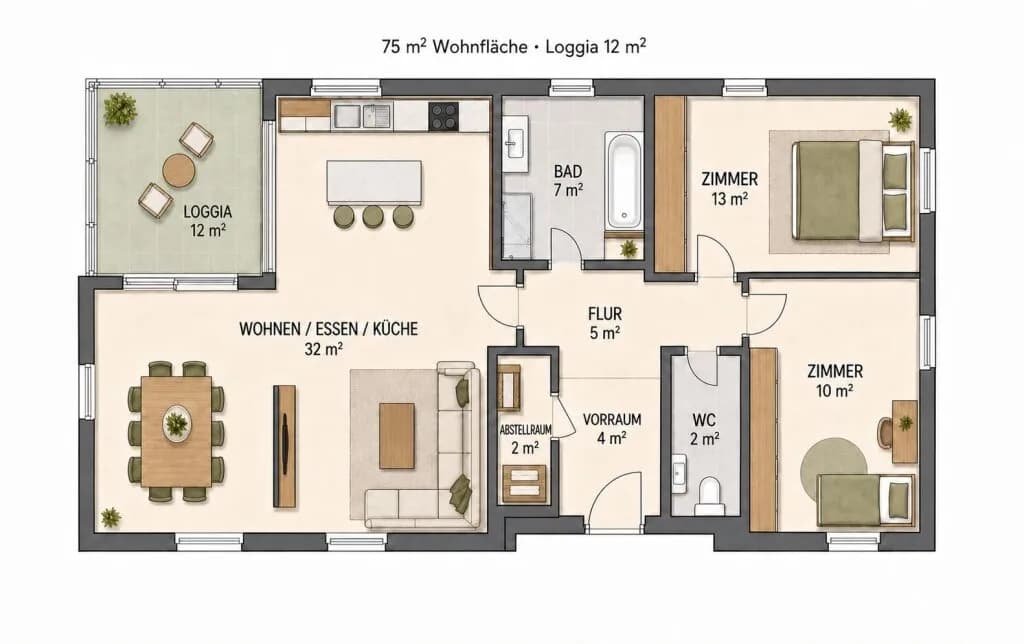Wohnung kaufen in Salzburg Stadt – 75 m², € 627.800 – Bild 9 von 9